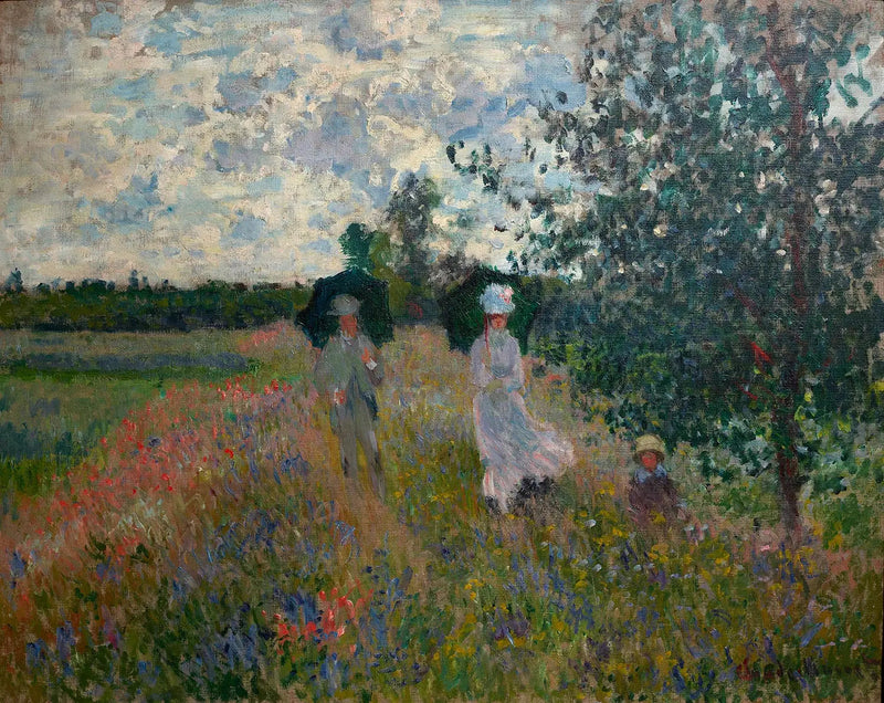 En promenade près d'Argenteuil - Claude Monet