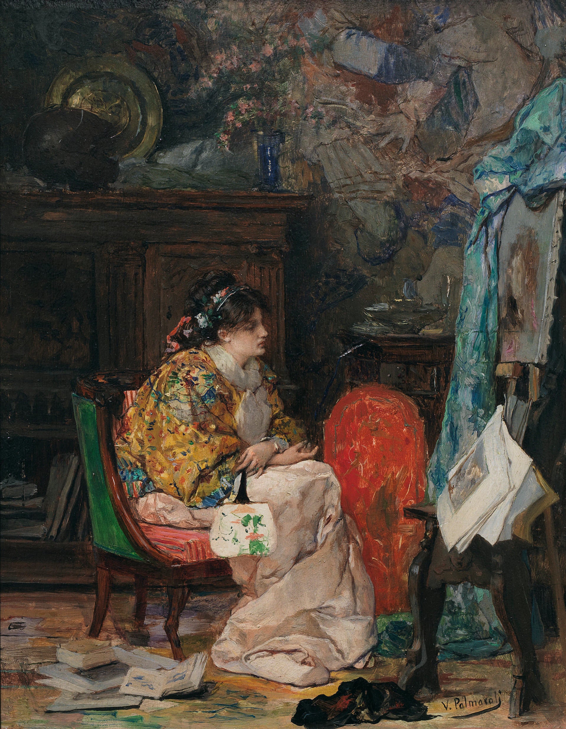 En studio - Vicente Palmaroli