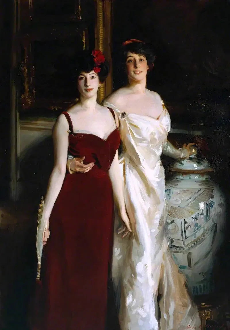 Ena et Betty, filles d'Asher et de Mme Wertheimer - John Singer Sargent image 1 reproduction réalisée par Alpha Reproduction