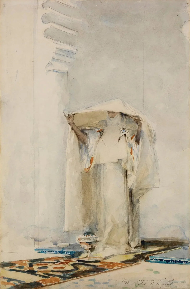 Encenser le voile - John Singer Sargent
