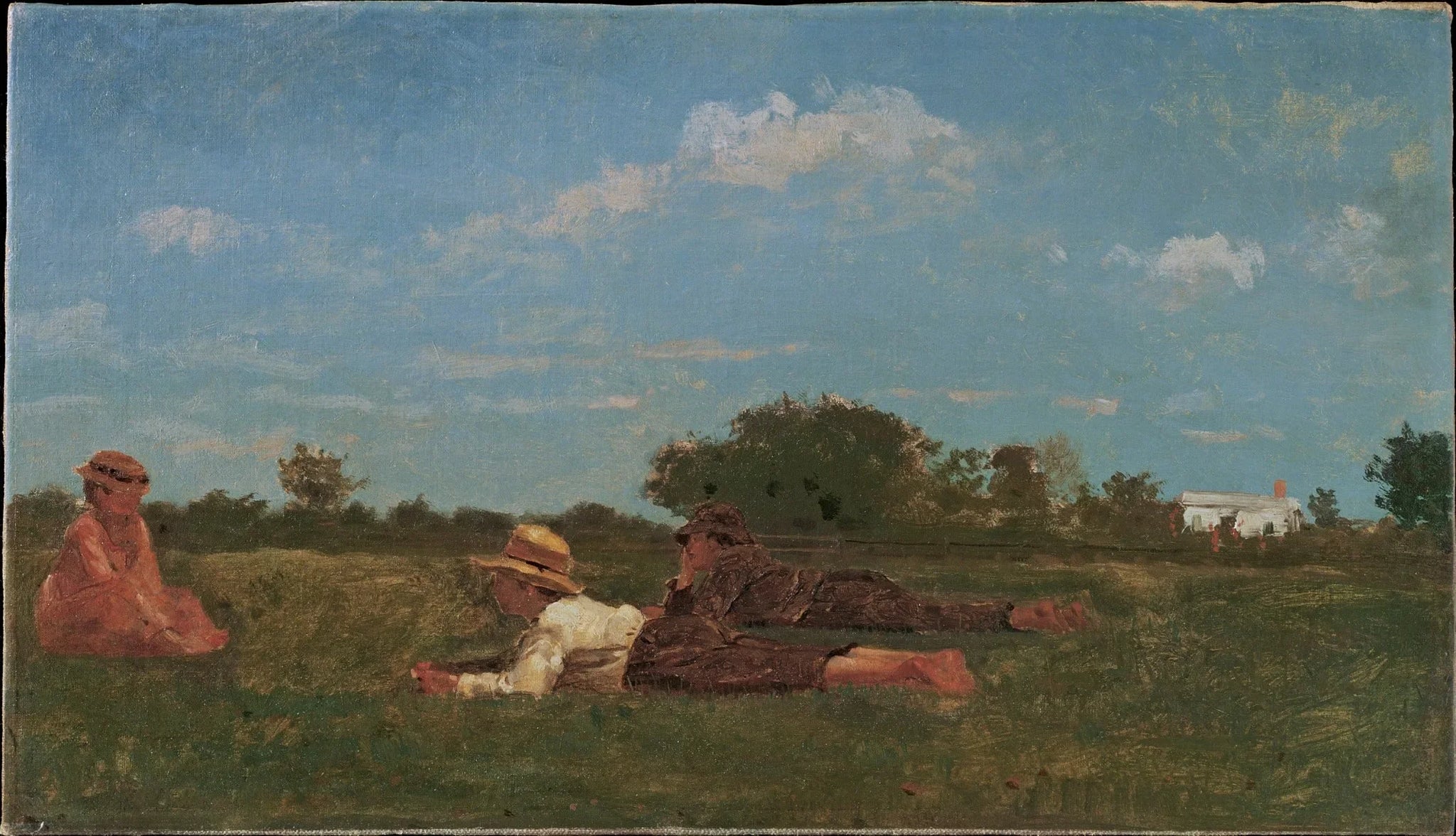 Enchanté - Winslow Homer image 1 tableau peint à l’huile sur toile