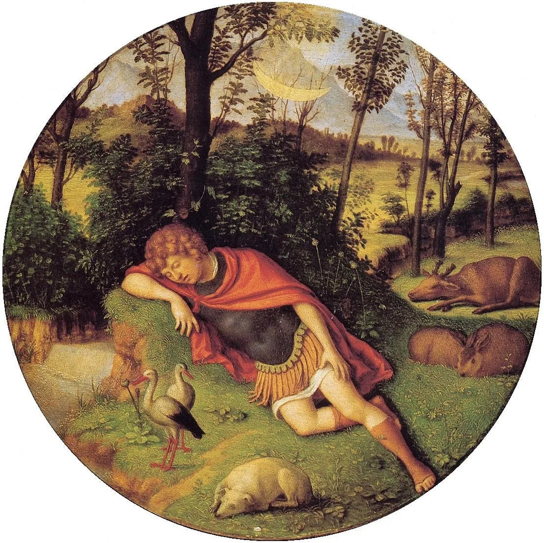 Endymion dormant - Cima da Conegliano image 1 copie peinte à la main à l’huile