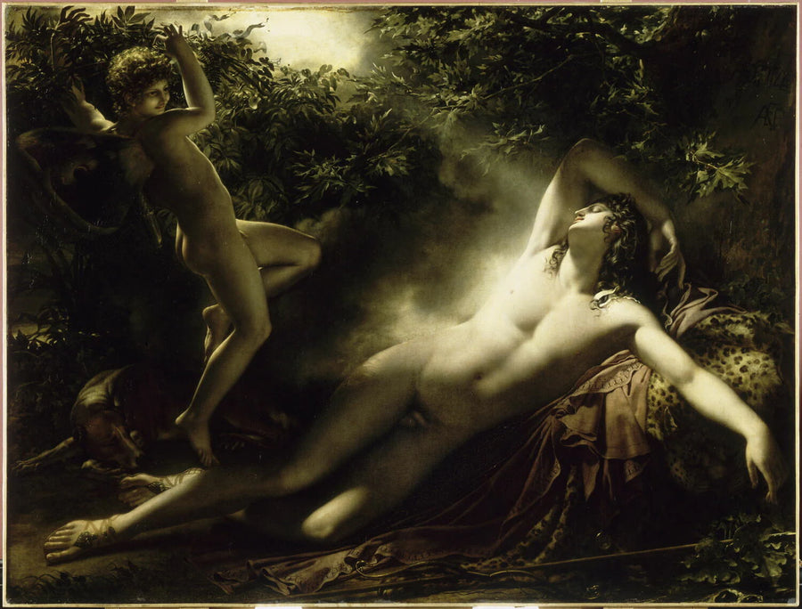 Endymion. Effet de lune, dit aussi Le Sommeil d'Endymion - Anne-Louis Girodet de Roucy-Trioson