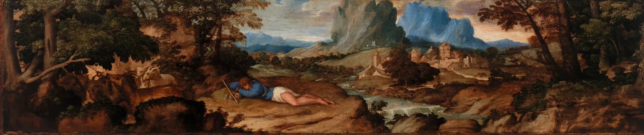Endymion et son troupeau - Titian image 1 tableau peint à l’huile sur toile