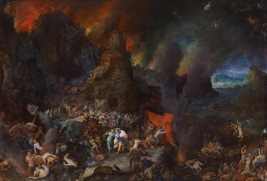 Énée et une sibylle aux Enfers - Jan Brueghel l'Ancien