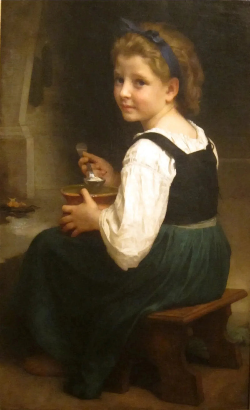 Enfant à la tasse de lait - Bouguereau
