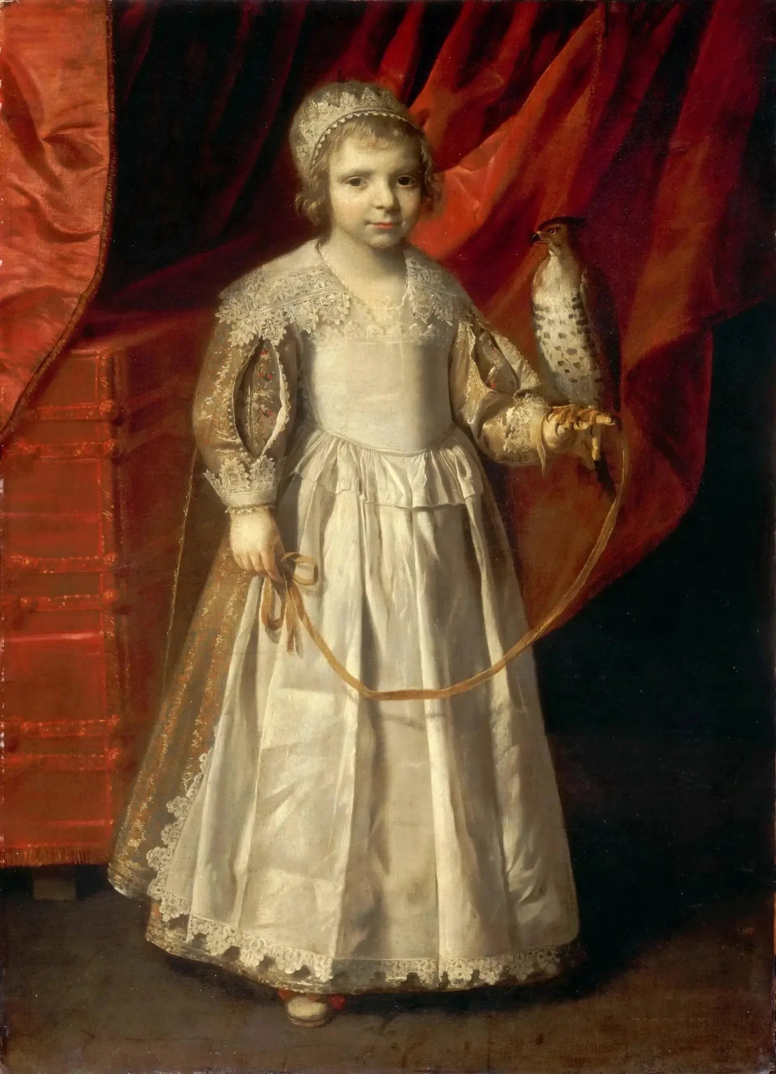 Enfant au faucon - Philippe de Champaigne image 1 reproduction de peinture à l’huile