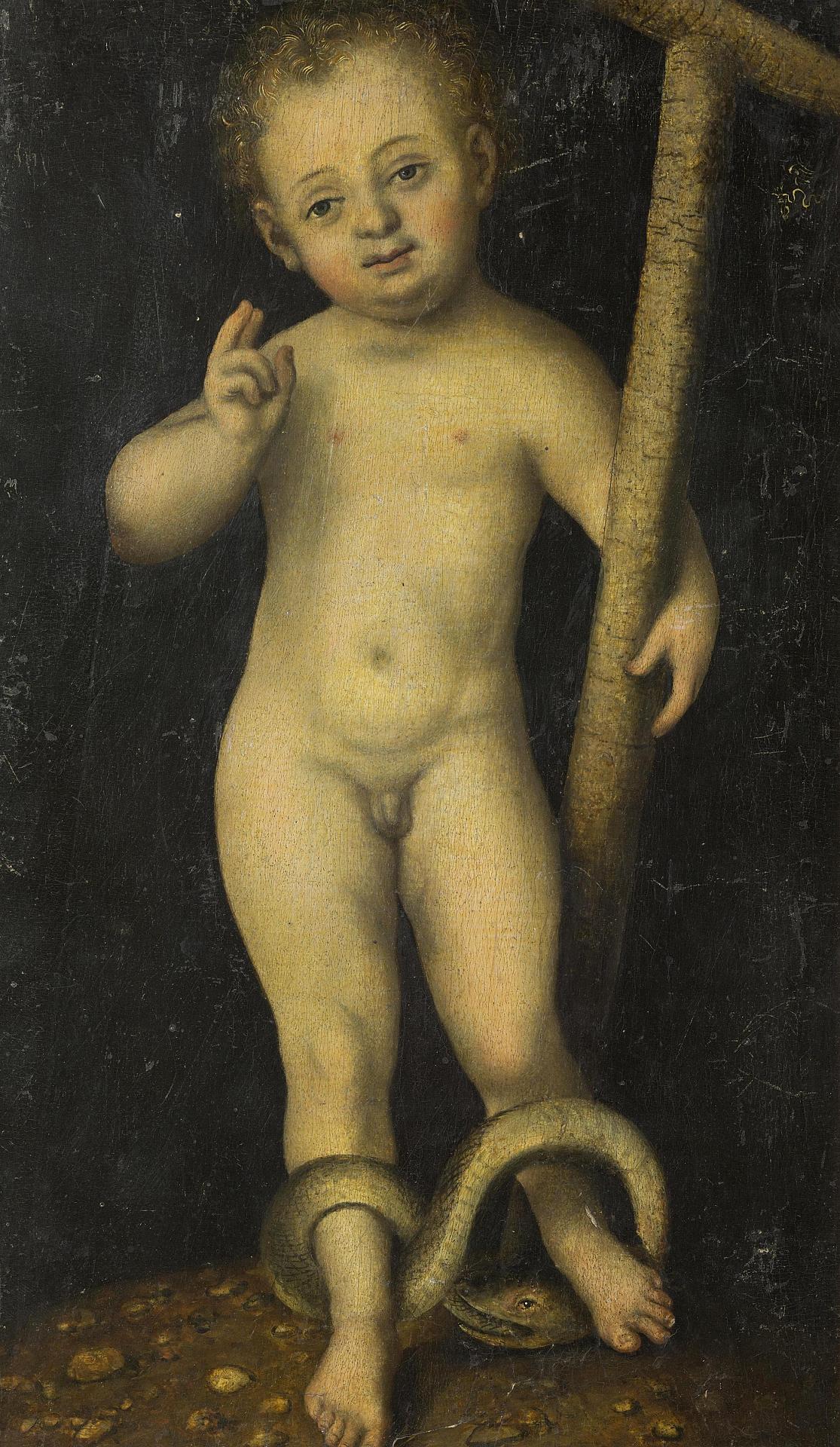 Enfant Jésus - Lucas Cranach the Elder image 1 copie de tableau peinte à la main