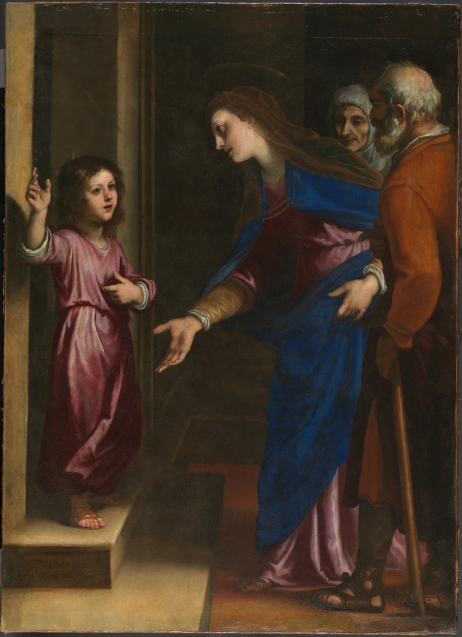Enfant Jésus à la porte du Temple - Claudio Coello