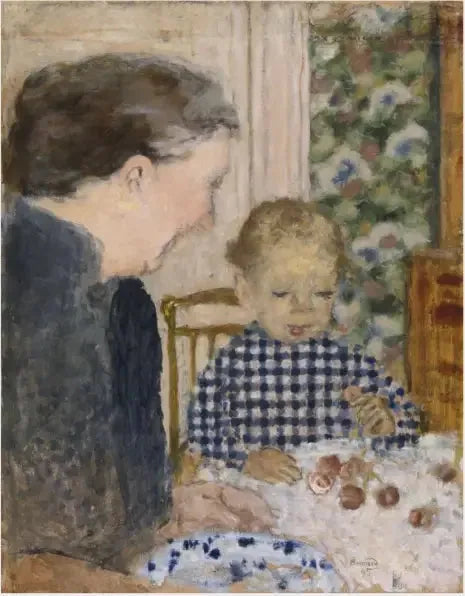 Enfant mangeant des cerises - Pierre Bonnard image 1 reproduction réalisée par Alpha Reproduction