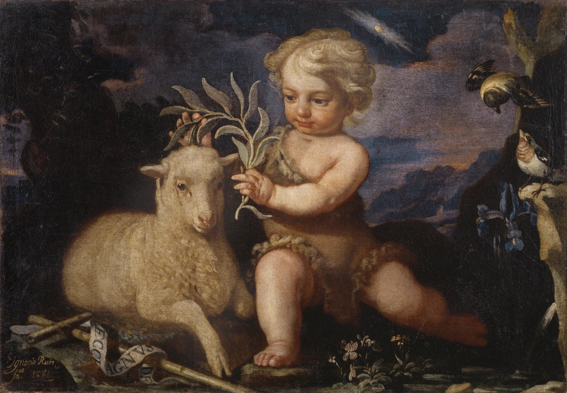 L'Enfant Saint Jean-Baptiste avec l'Agneau - Francisco Ignacio Ruiz de la Iglesia