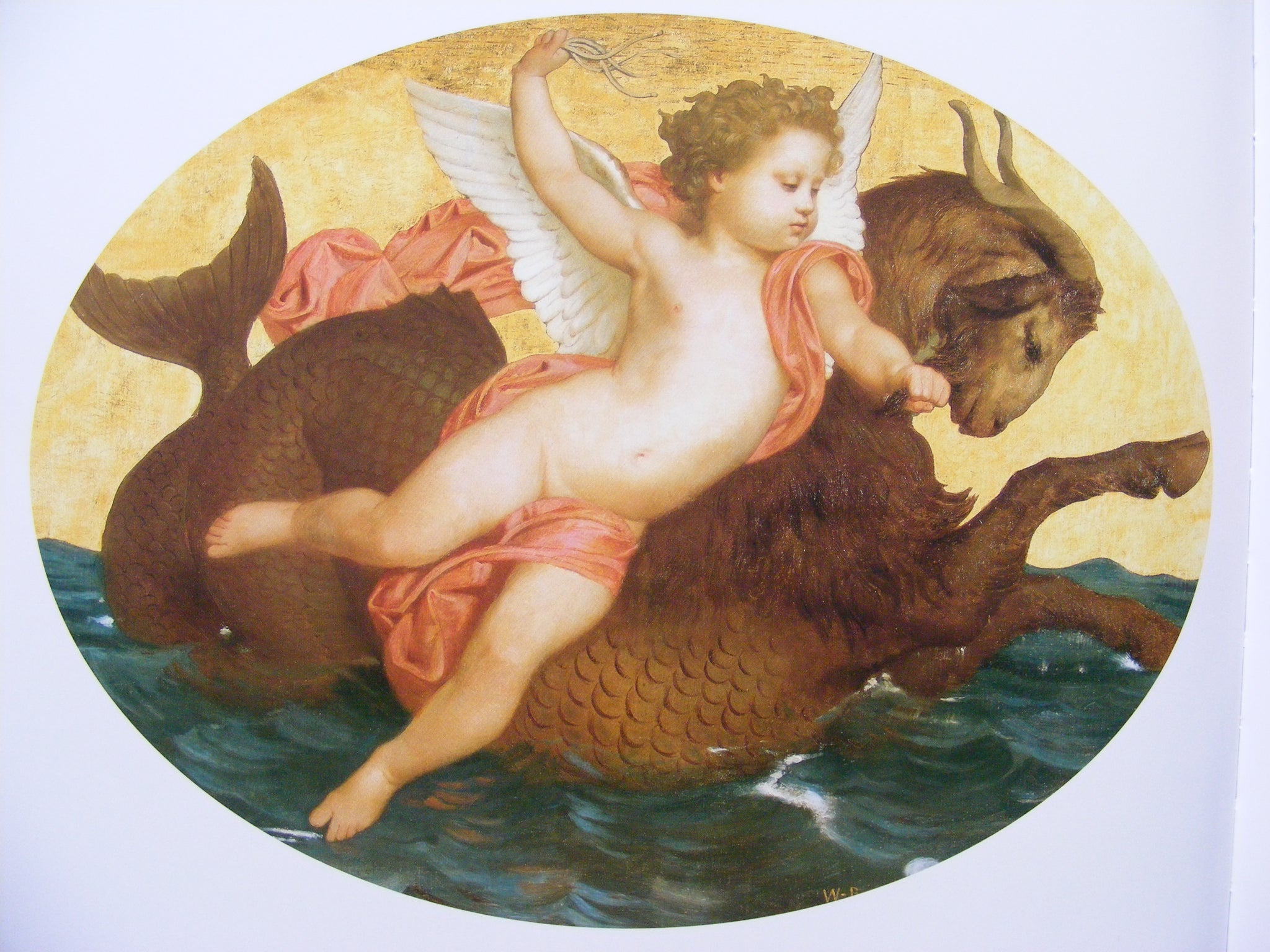 Enfant sur un monstre marin de William-Adolphe Bouguereau