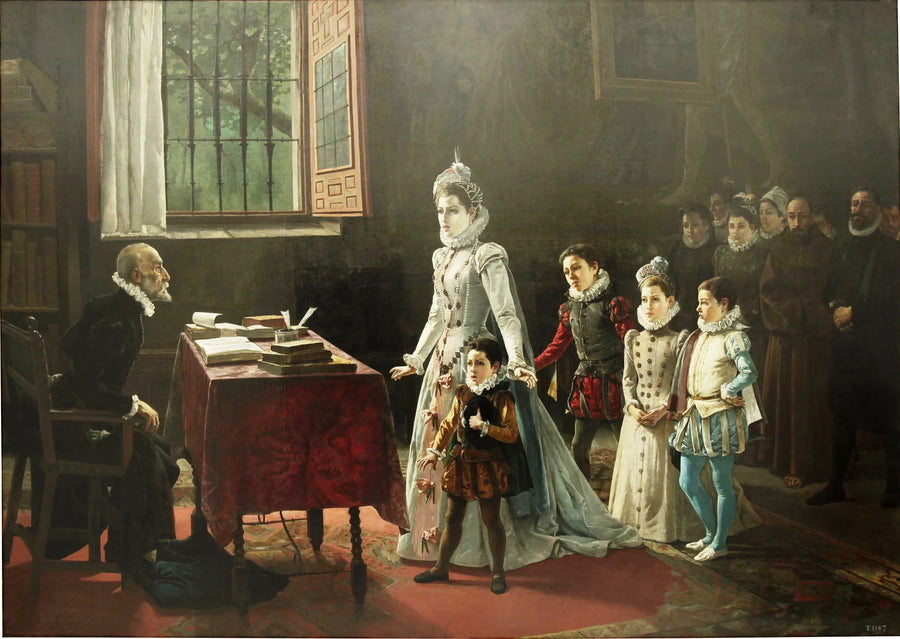 Les enfants d'Antonio Pérez avant Rodrigo Vázquez - José Bermudo Mateos