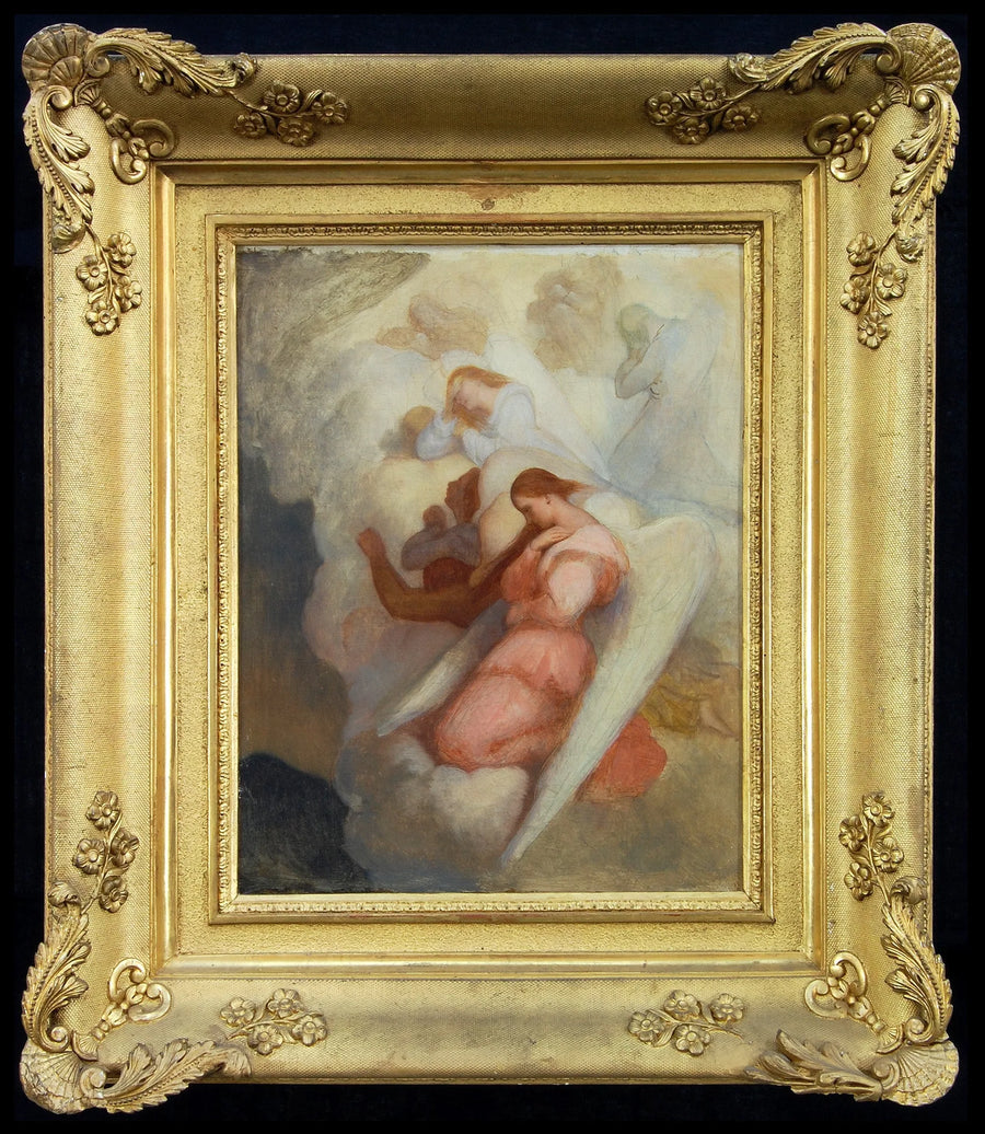 Engelen treurende over den dood van Christus - Ary Scheffer