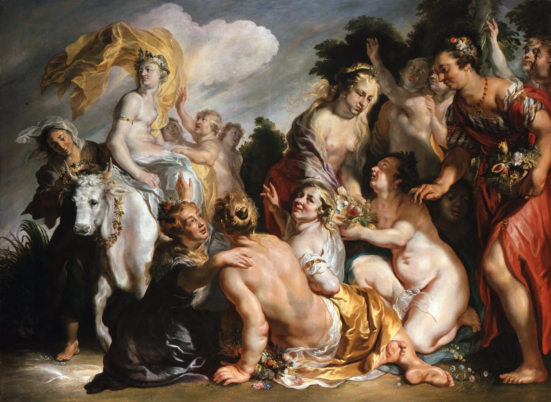 Enlèvement d'Europe - Jacob Jordaens image 1 tableau peint à l’huile sur toile