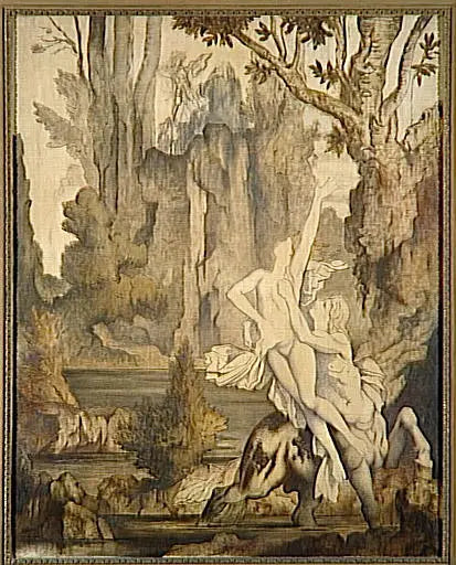 Enlèvement de Déjanire - Gustave Moreau image 1 copie de tableau peinte à la main