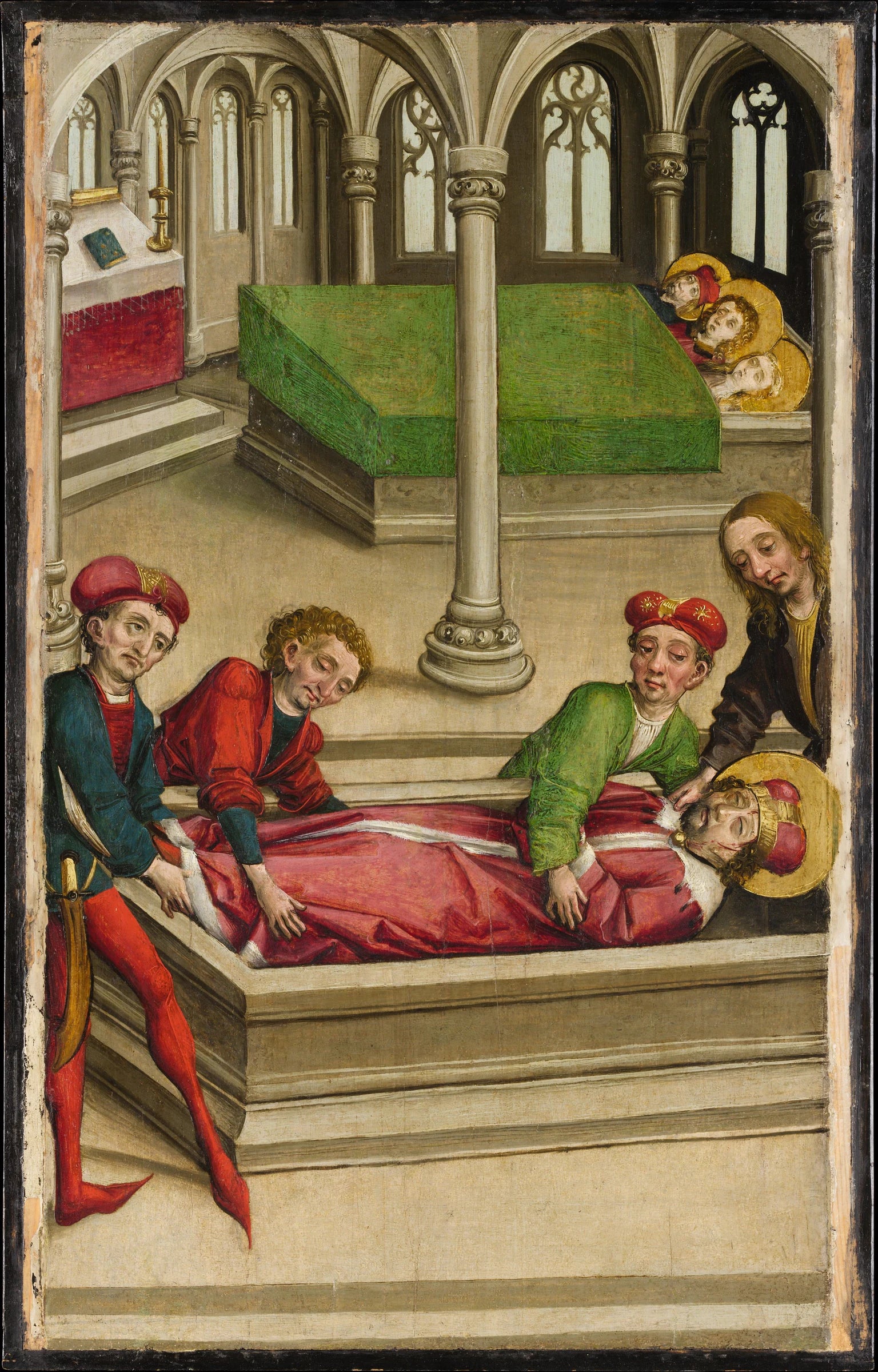 L'Ensevelissement de saint Venceslas - Master of Eggenburg