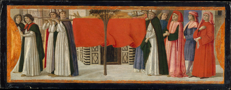 L'Ensevelissement de saint Zénobe - Davide Ghirlandaio (David Bigordi)