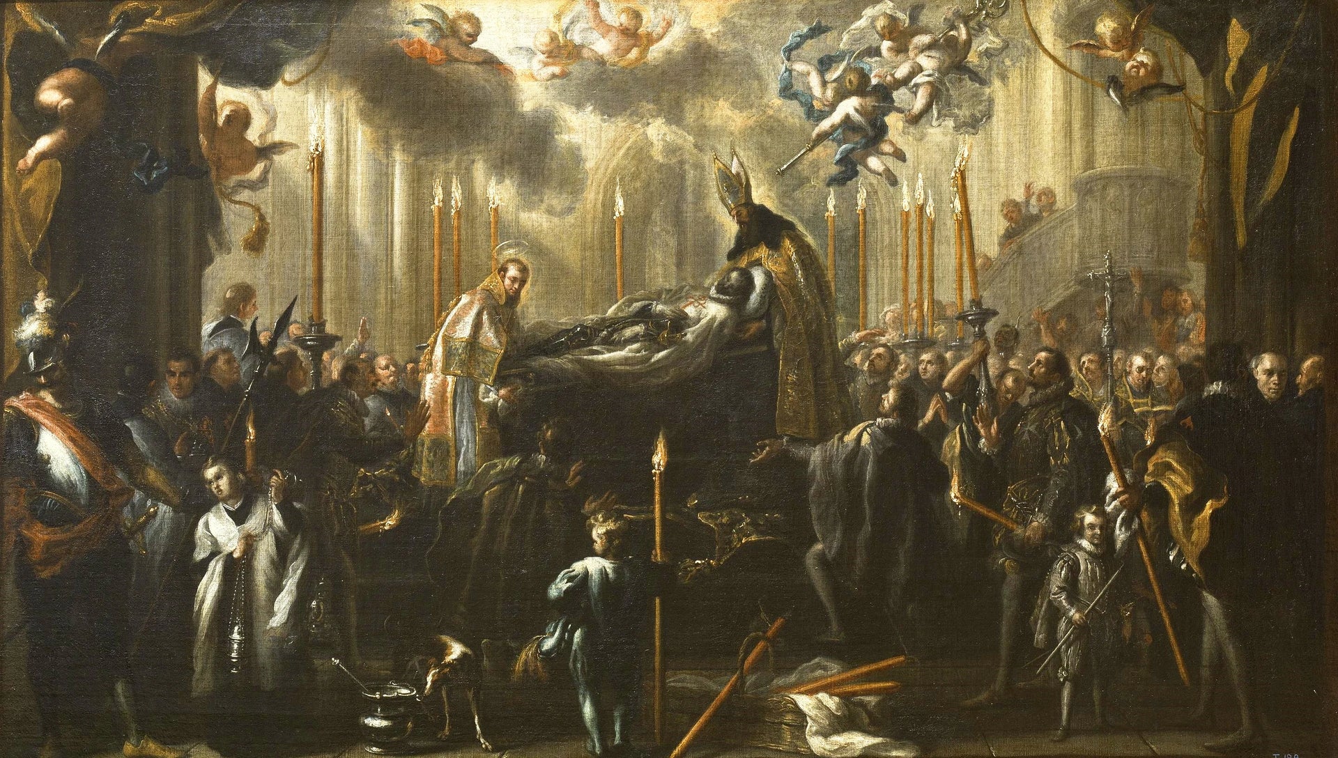 L'enterrement du comte d'Orgaz - Miguel Jacinto Meléndez