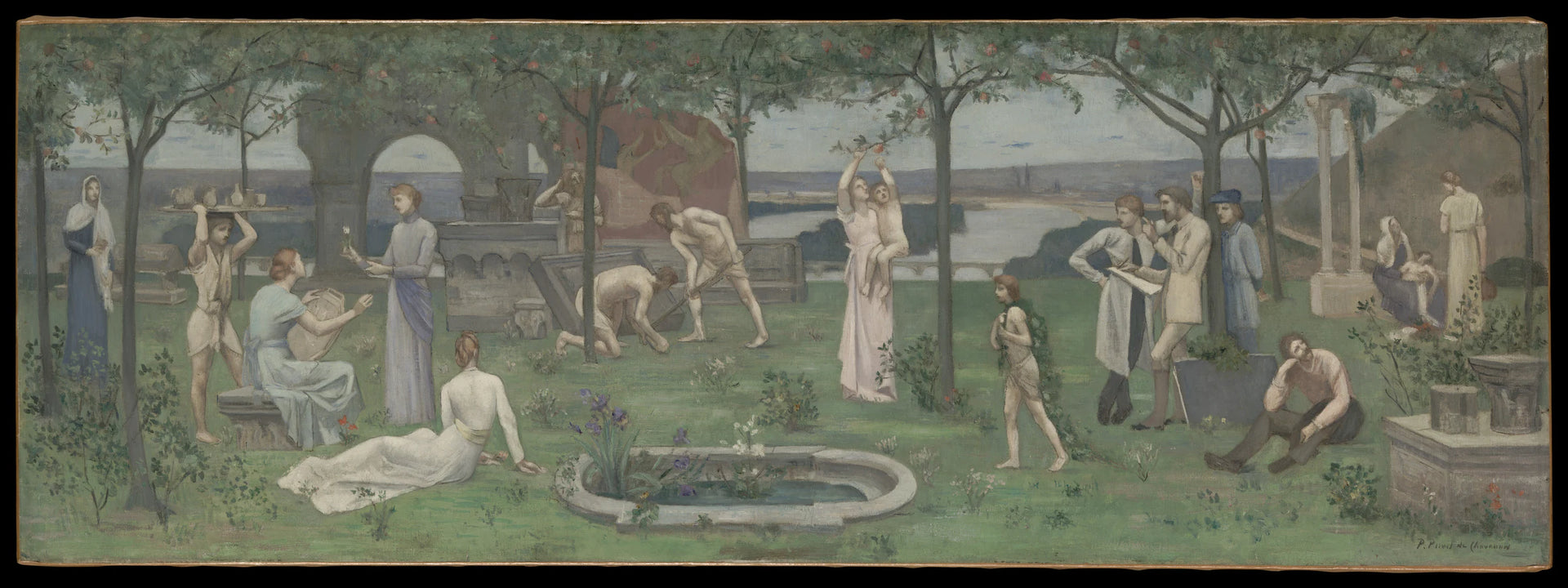 Entre les arts et la nature - Pierre Puvis de Chavannes