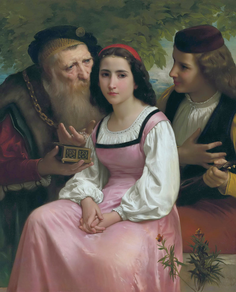 Entre la Richesse et l’Amour - Bouguereau