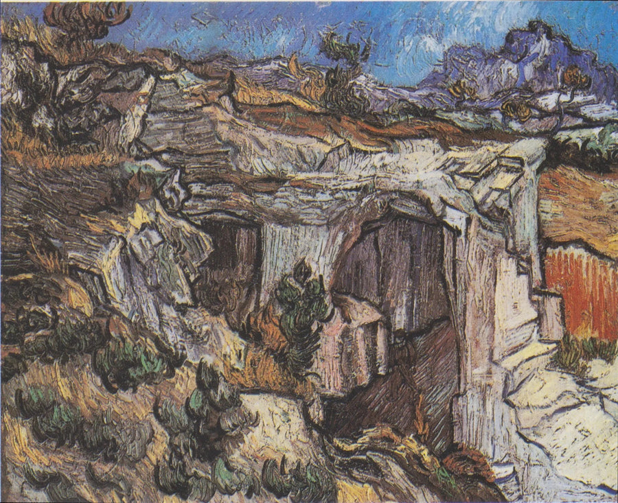 Entrée d’une carrière près de Saint-Rémy – Van Gogh