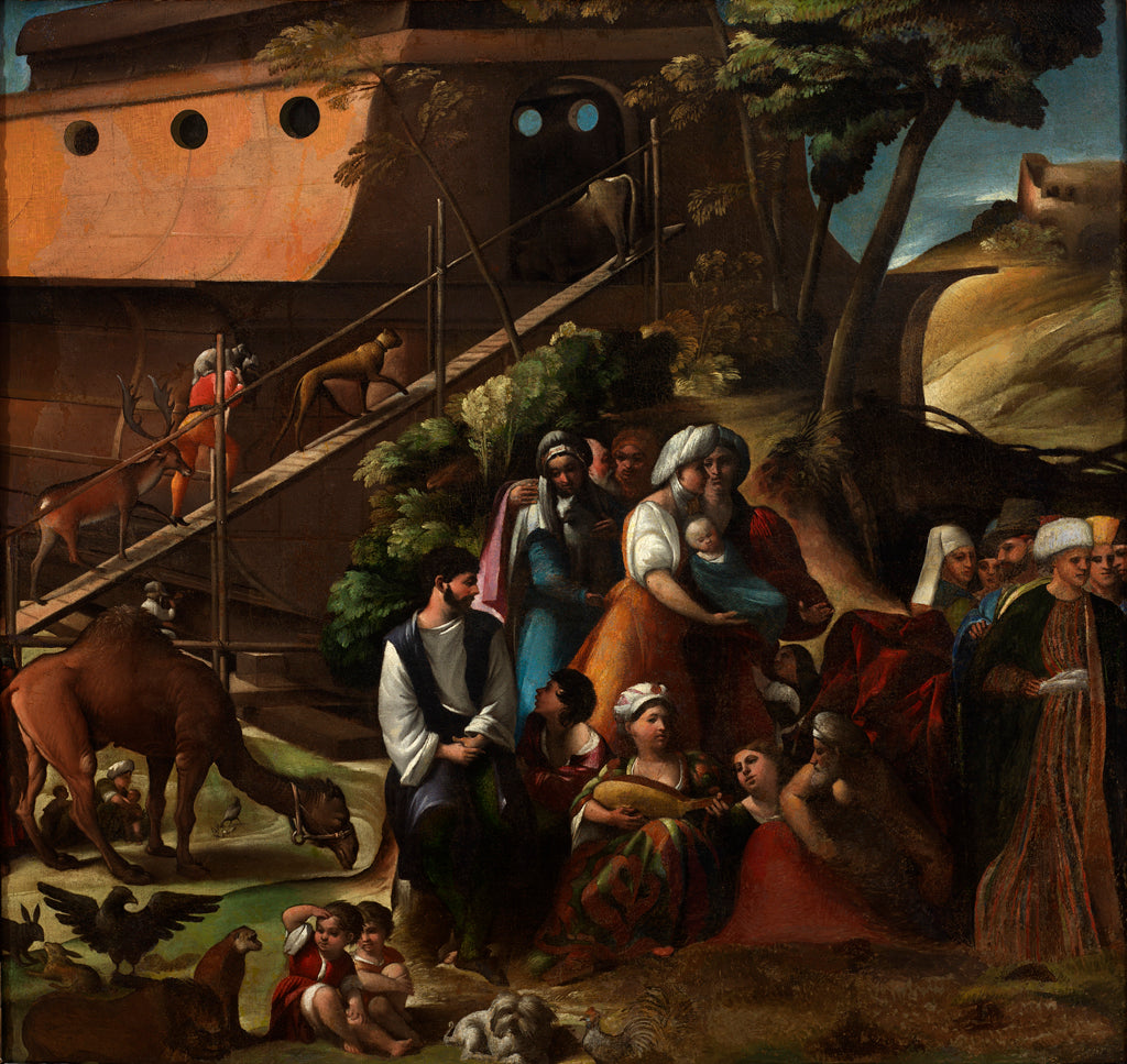 Entrée dans l'Arche - Dosso Dossi image 1 copie de tableau peinte à la main