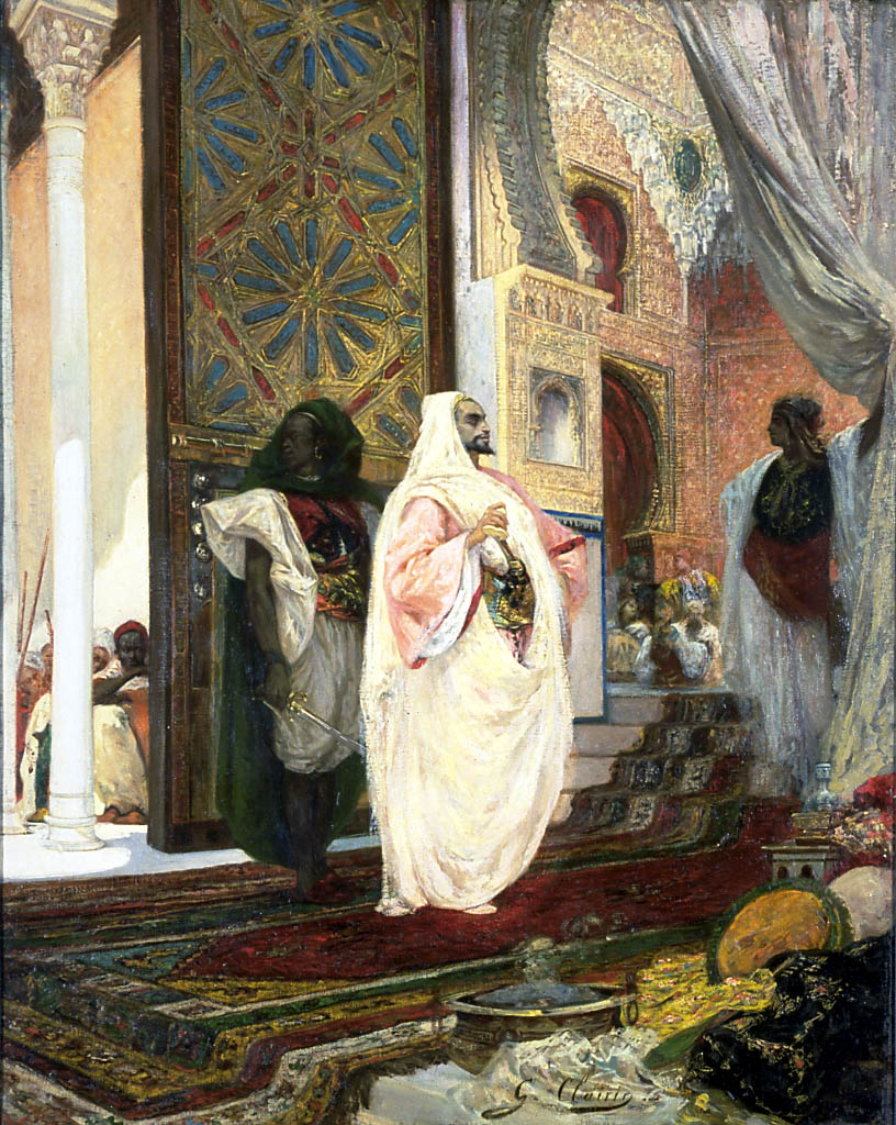 Entrée dans le harem - Georges Clairin image 1 reproduction de peinture à l’huile
