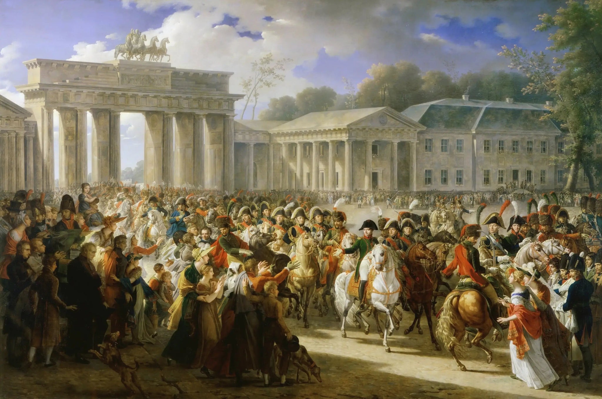 Entrée de Napoléon Ier à Berlin, 27 octobre 1806 - Charles Meynier image 1 reproduction réalisée par Alpha Reproduction