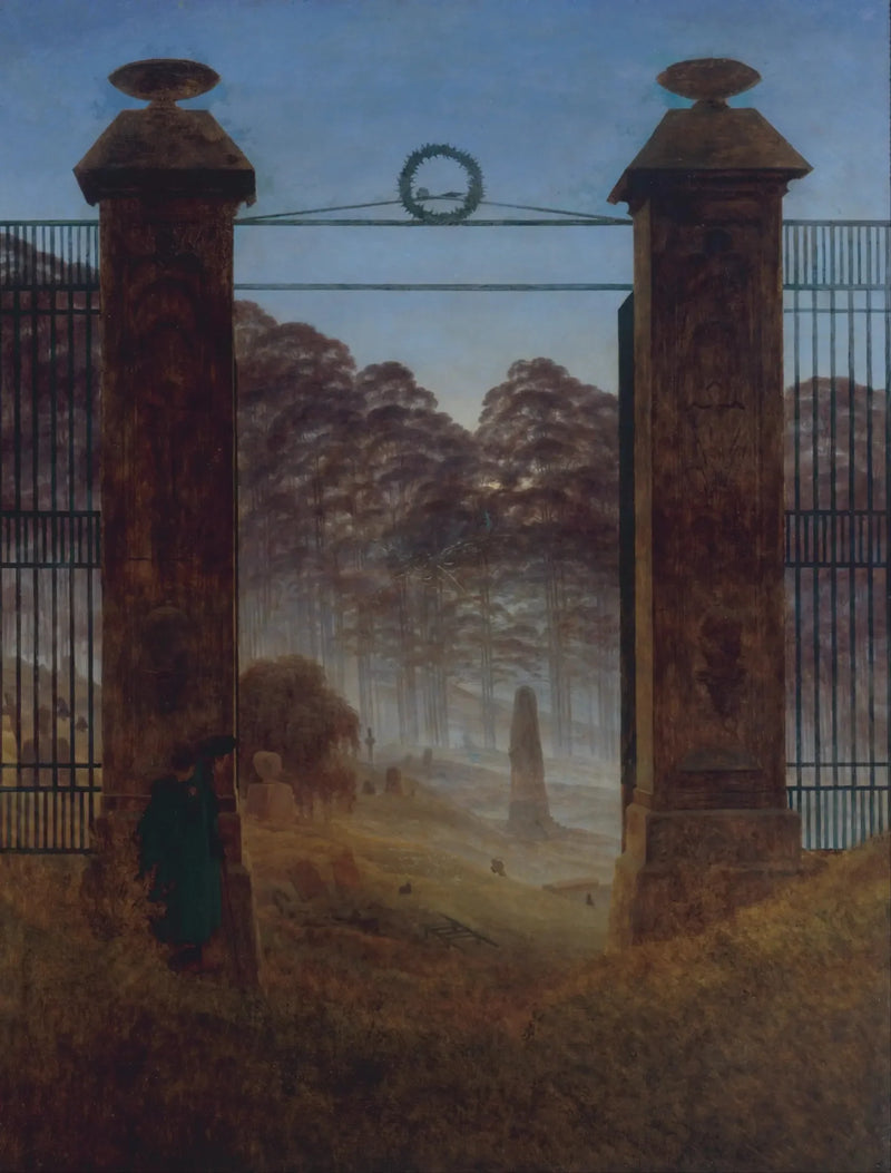 Entrée du cimetière - Caspar David Friedrich