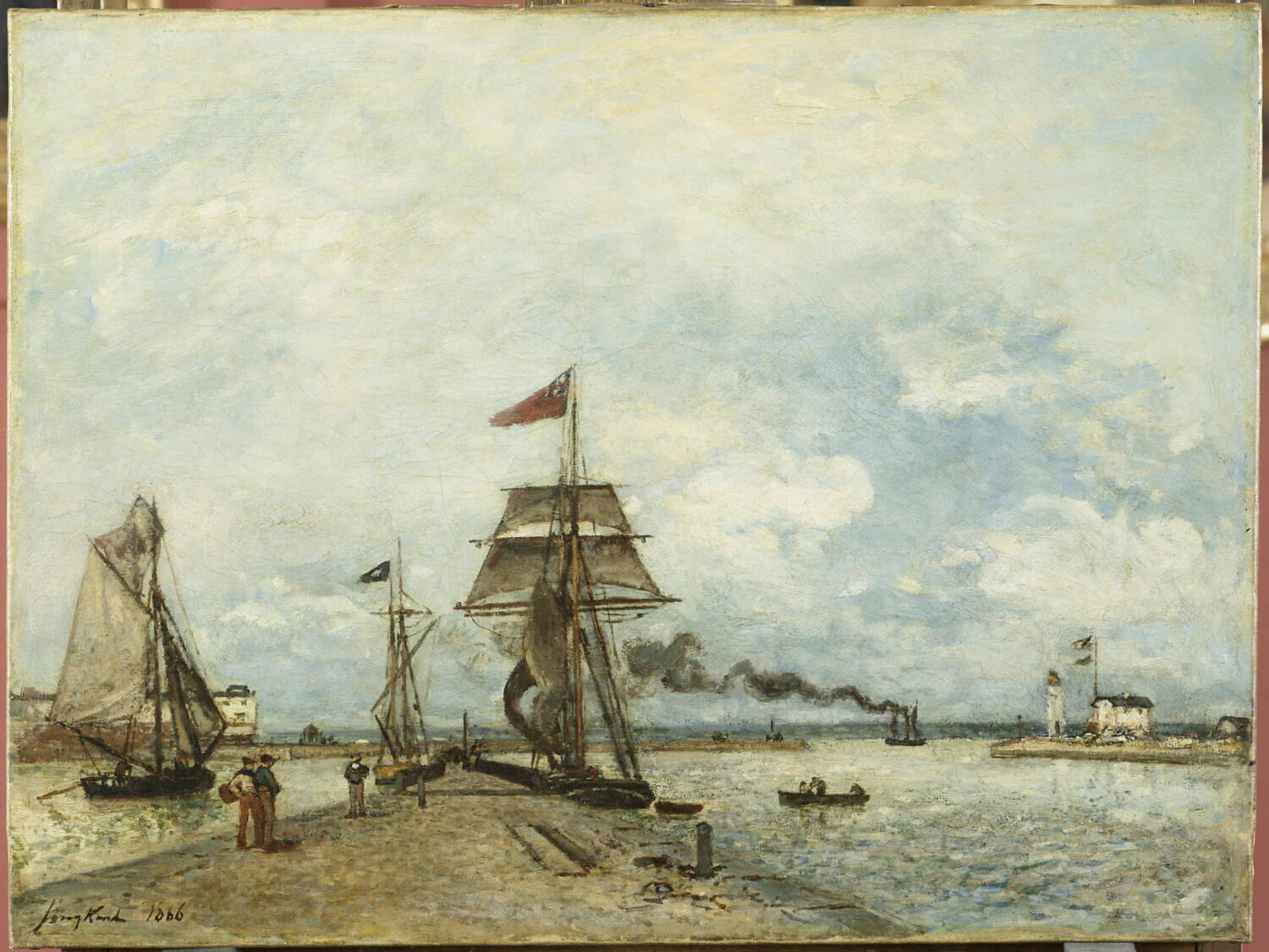 Entree du port de Honfleur - Johan Barthold Jongkind
