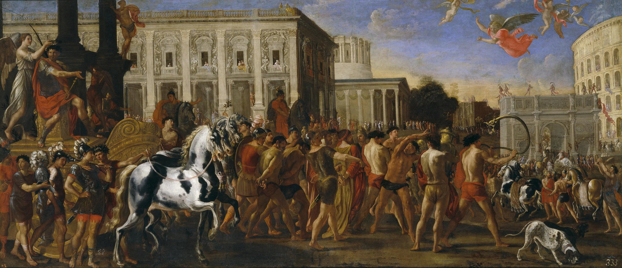 Entrée triomphale de Constantin à Rome - Viviano Codazzi|Micco Spadaro