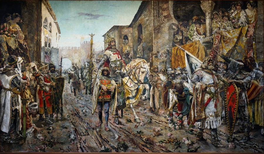 Entrée triomphale à Valence du roi Jaime le Conquérant (année 1238) - Fernando Richart Montesinos