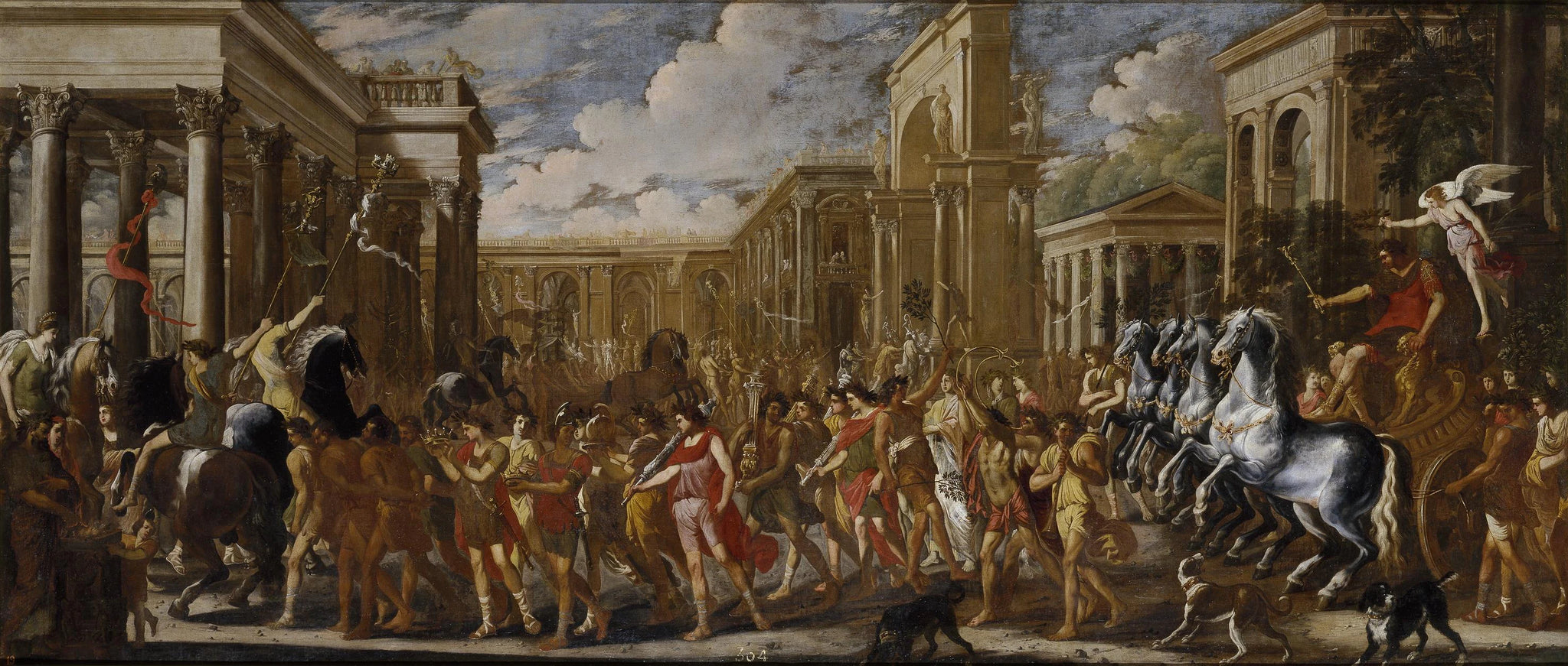 Entrée triomphale de Vespasien à Rome - Viviano Codazzi|Micco Spadaro