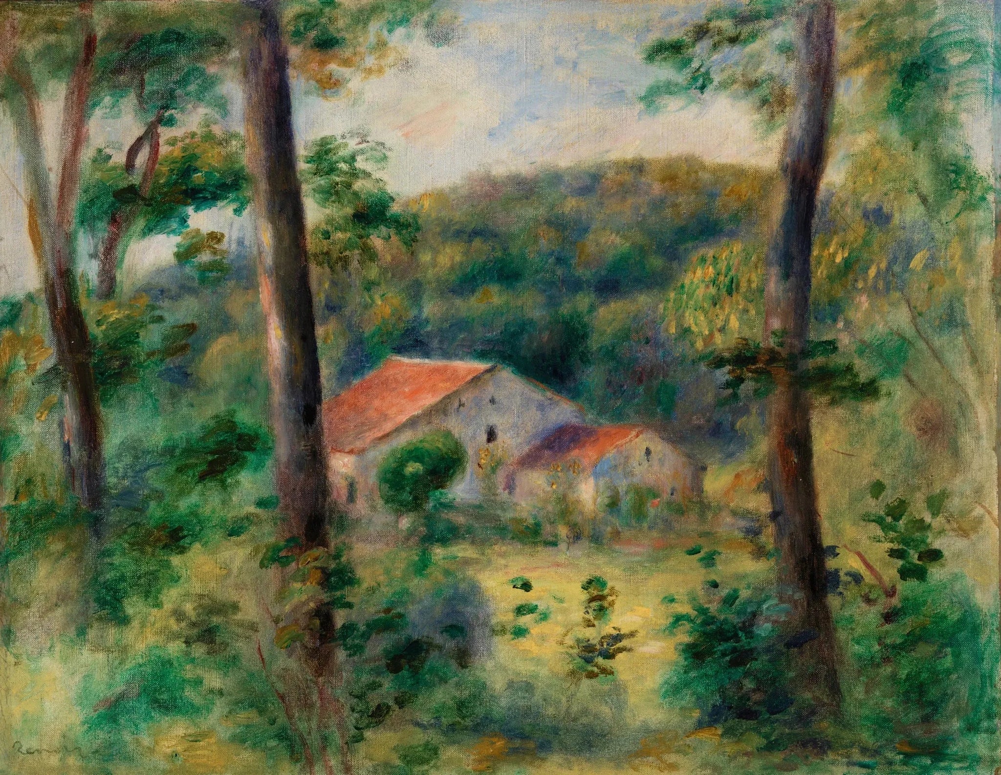 Environs de Briey - Pierre-Auguste Renoir image 1 reproduction d’œuvre d’art à l’huile