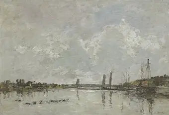 Environs du Faou - Eugène Boudin image 1 tableau peint à l’huile sur toile