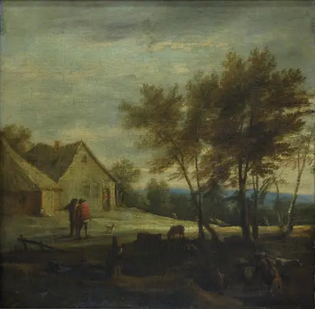 Environs du village - David Teniers le Jeune image 1 copie de tableau peinte à la main