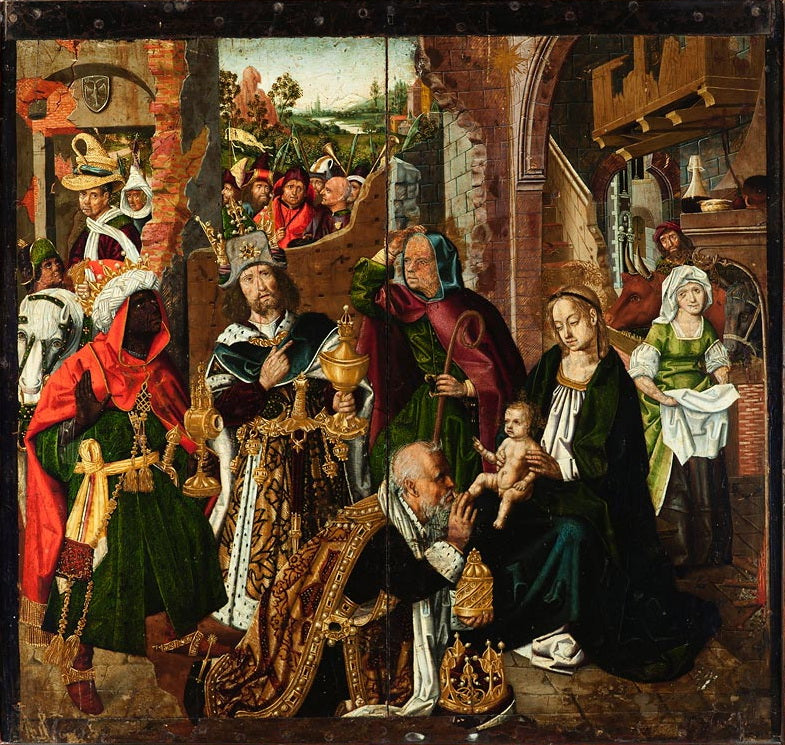 Épiphanie - Bartolomé Bermejo image 1 reproduction artisanale de tableau