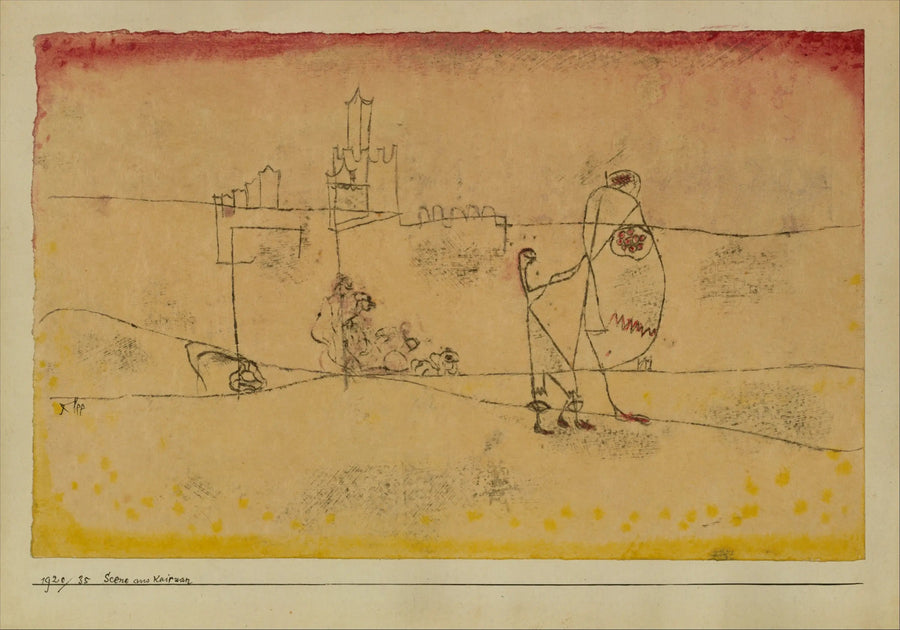 Épisode à Kairouan - Paul Klee