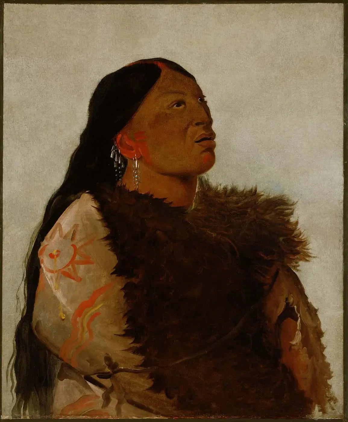 Épouse des Six - George Catlin image 1 reproduction d’œuvre d’art à l’huile