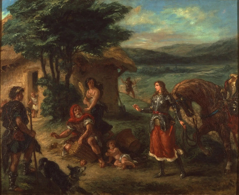 Erminia et les Bergers - Eugène Delacroix
