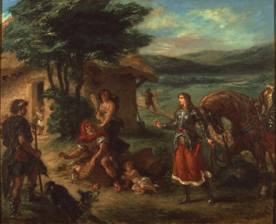 Erminia et les Bergers - Eugène Delacroix