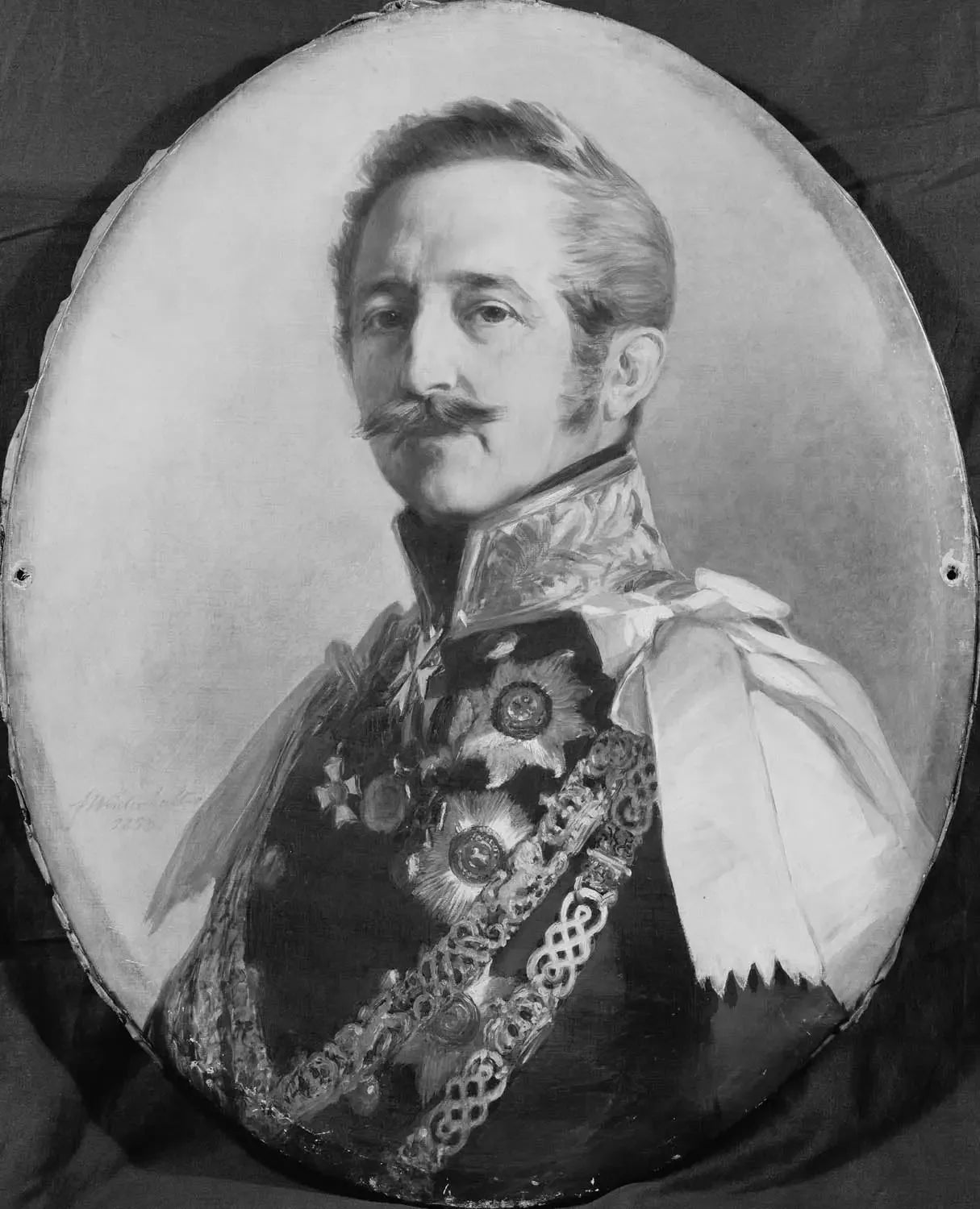 Ernest, prince de Hohenlohe-Langenbourg (1794-1860) - Franz Xaver Winterhalter image 1 copie de tableau peinte à la main