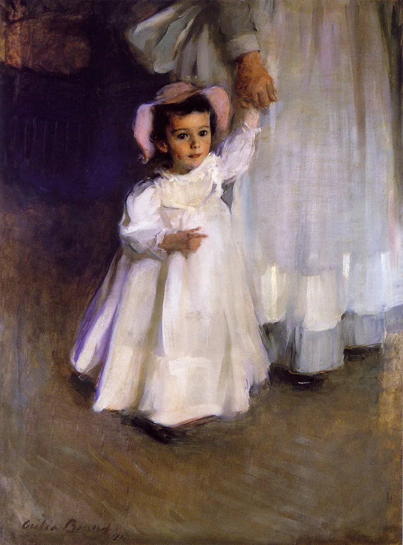 Ernesta (L'Enfant et sa nourrice) - Cecilia Beaux image 1 reproduction de peinture à l’huile