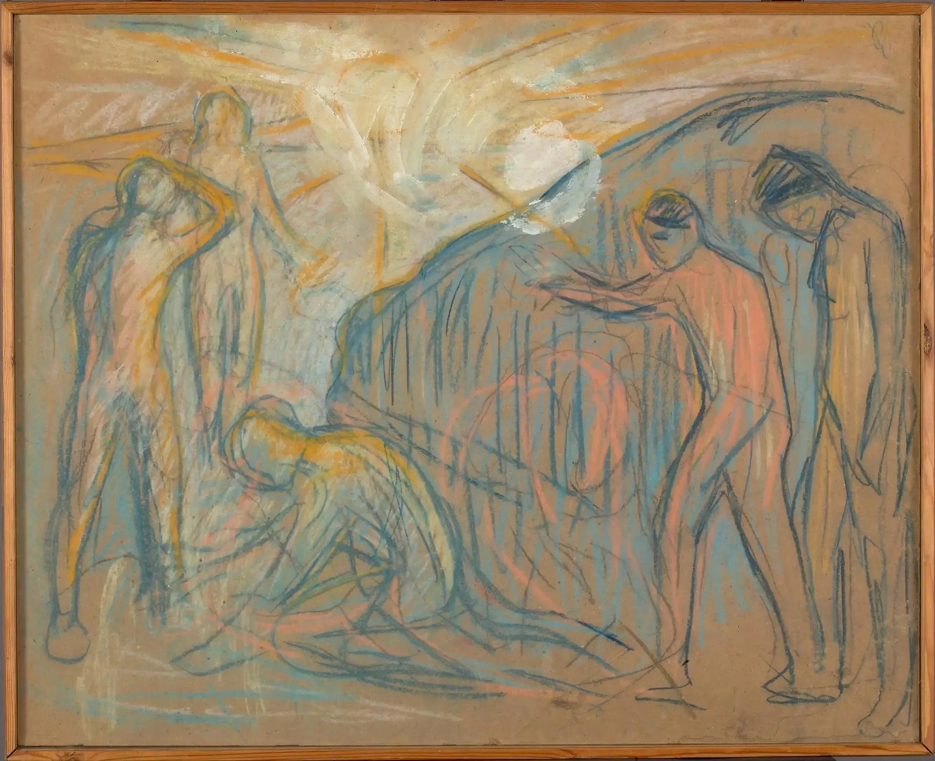 Errant vers la lumière - Edvard Munch image 1 reproduction de peinture à l’huile