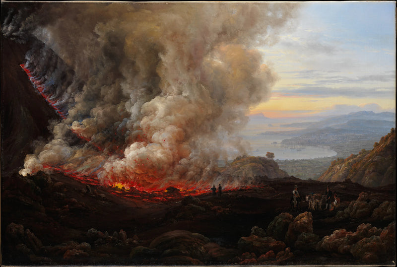 Une éruption du Vésuve - Johan Christian Dahl