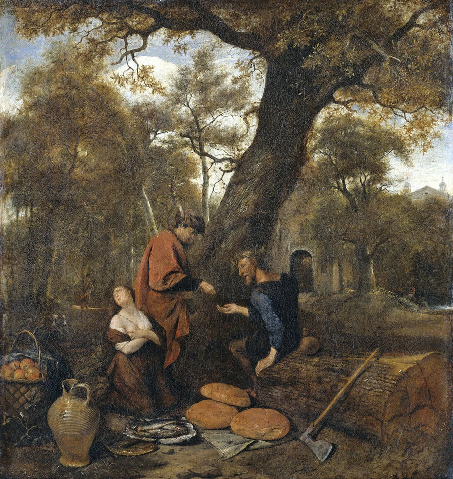 Érysichthon vendant sa fille - Jan Steen