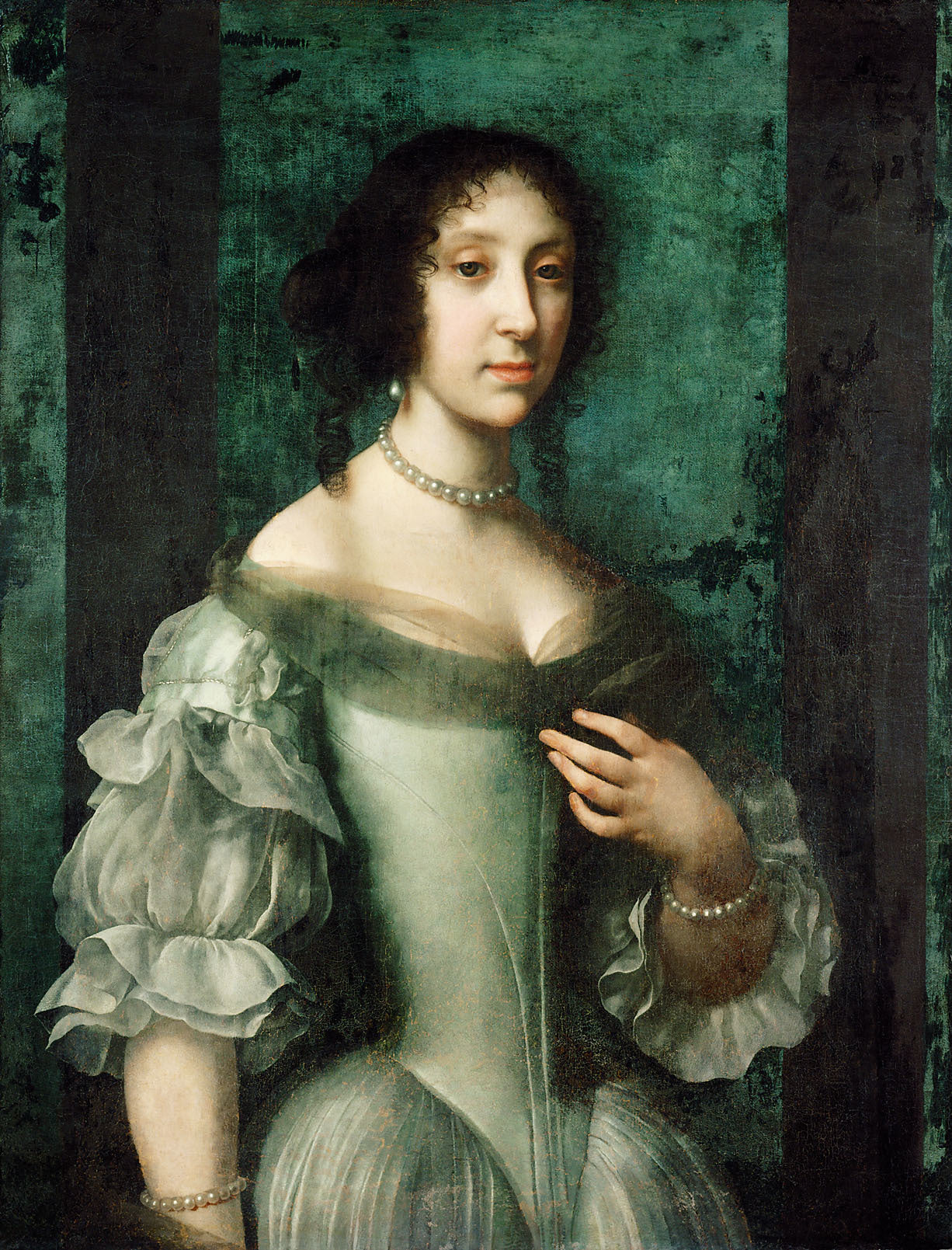 Erzherzogin Claudia Felicitas (1653-1676) - Carlo Dolci image 1 copie peinte à la main à l’huile