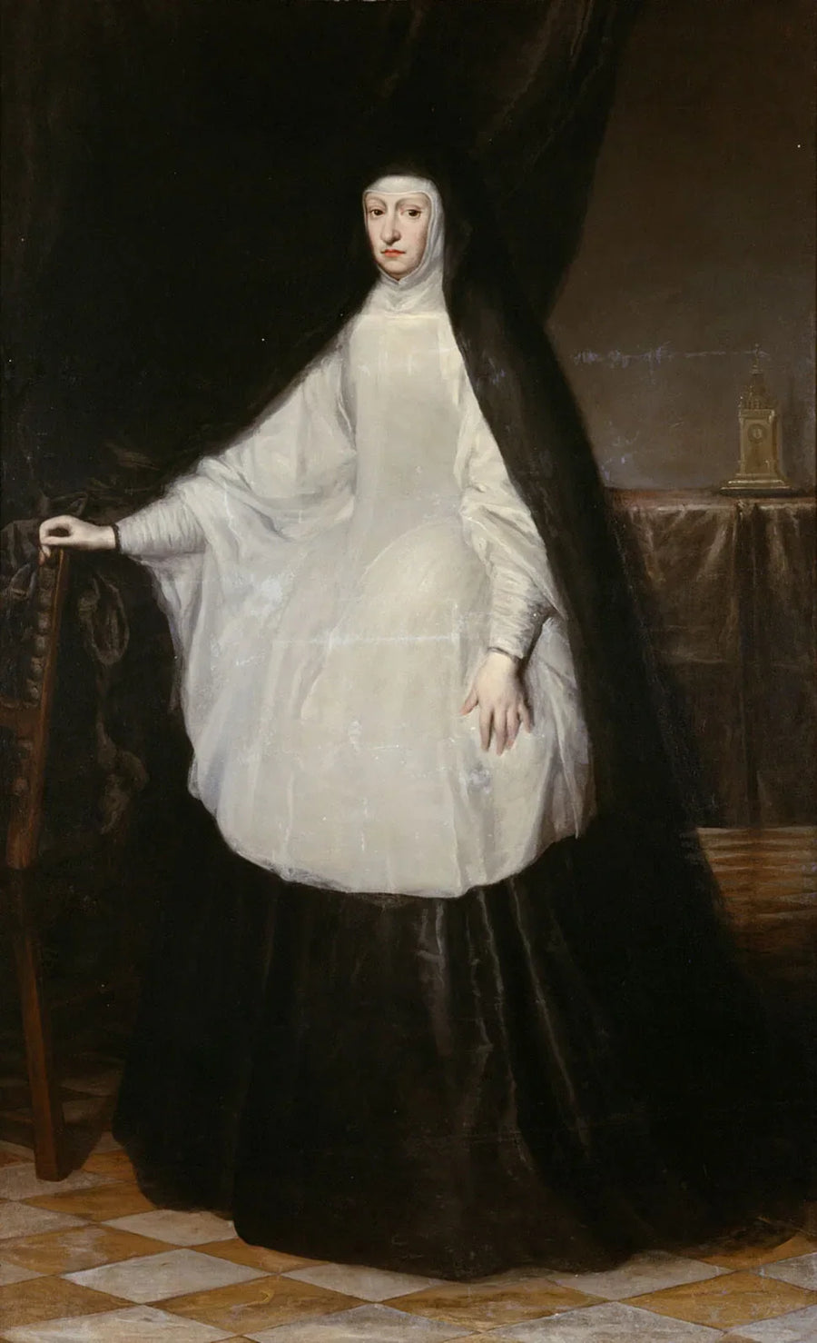Erzherzogin Maria Anna, Königin von Spanien, als Witwe - Juan Carreño de Miranda