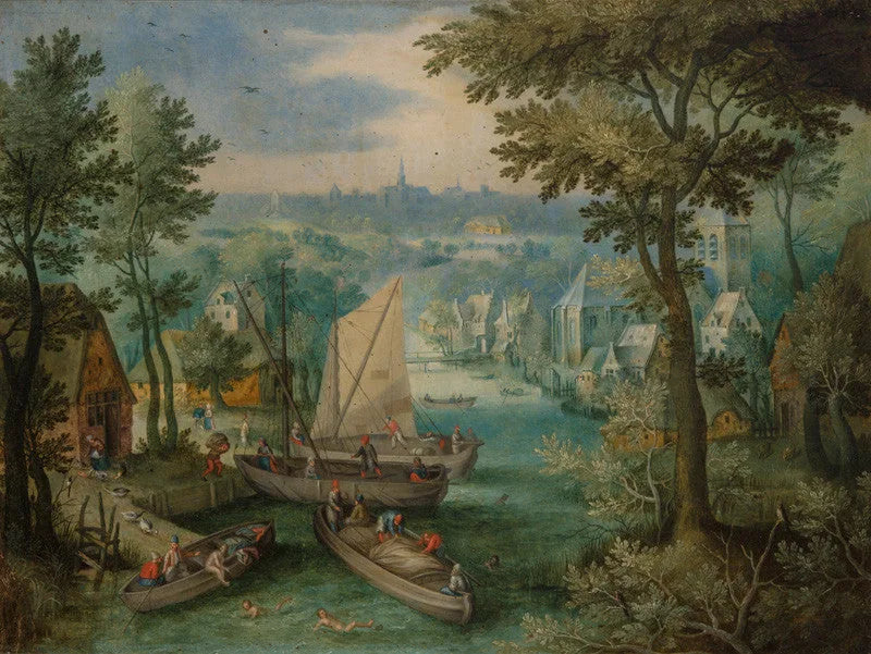Espace paysager estival - Jan Brueghel l'Ancien